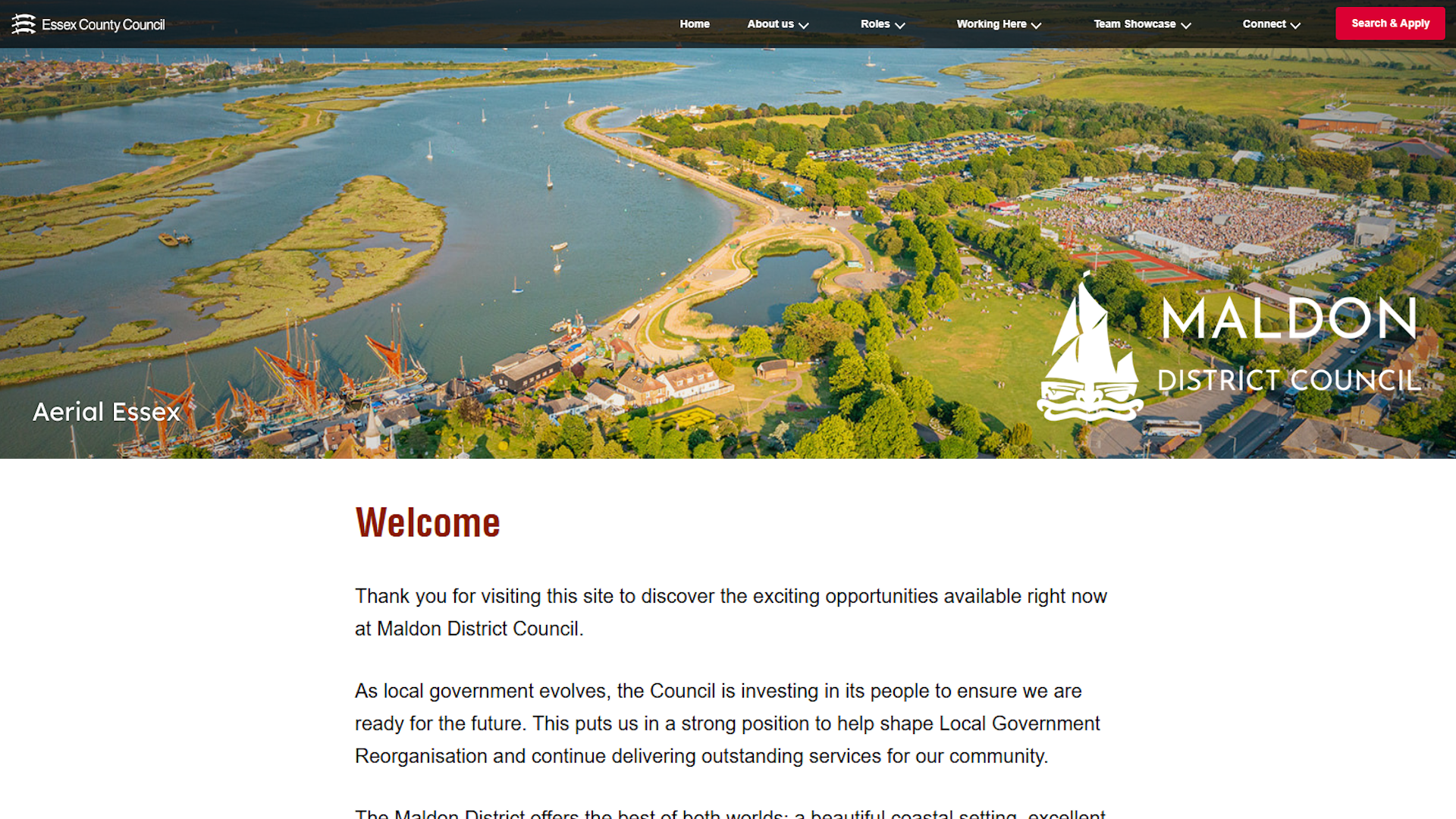 View a live recruitment microsite